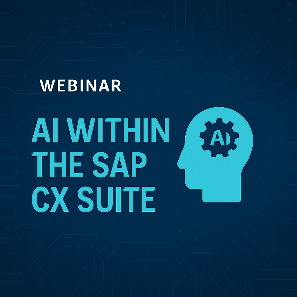 Inspired in 90 minutes’ no. 12 - AI Within the SAP CX Suite