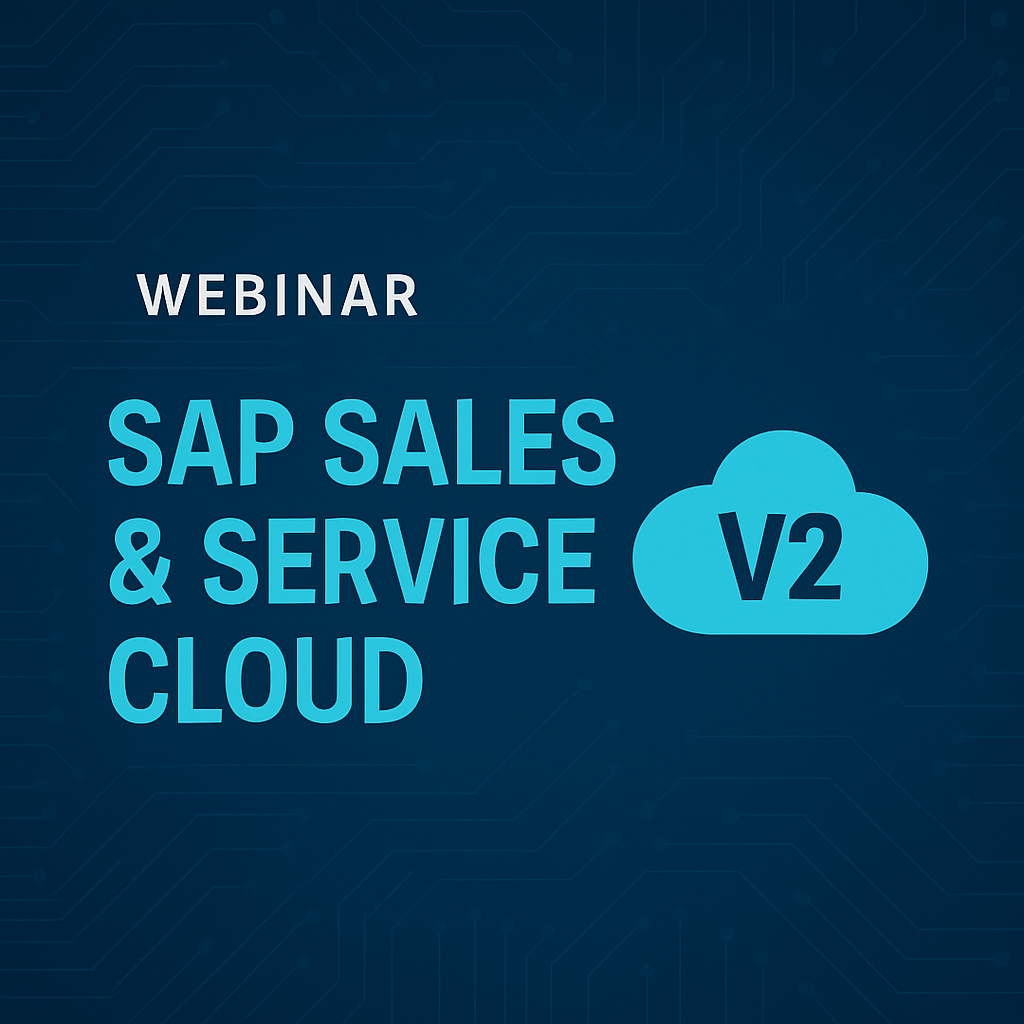 ‘Inspired in 90 minutes’ no. 10 - SAP Sales & Service Cloud V2